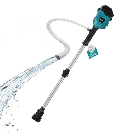 Image of Cordless Stick Water Transfer Pump Compatible with Makita 18v Battery