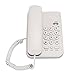 Landline Corded Telephone, KX T3026CID Basic No AC Power Required Landline Phone Wired Telephone for Hotel Home Office(White)
