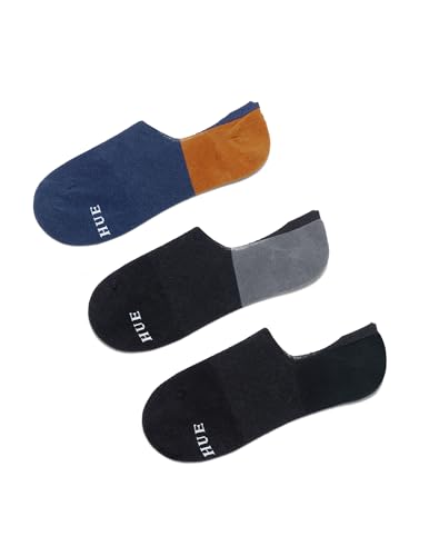 Image of HUE womens Cotton Arch Hug Liner Sock 3 Pair Pack