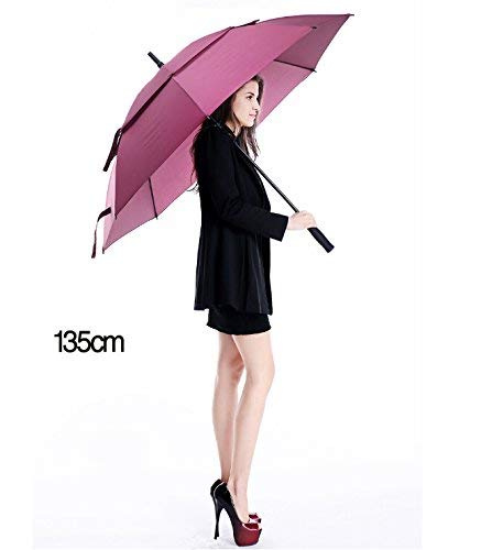 Preisvergleich Produktbild Giow Frau Regenschirm Doppel willkommen Windschirm Doppelschirm Dreifach Übergroßen Regenschirm Pfanne Outdoor-Regenschirm