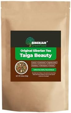 Taiga Beauty, Natural Tea drink based on ivan tea, Premium quality (100gr / 3.5oz, Taiga Beauty)