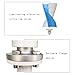 OLONETO 3KW Vertical Axis Wind Turbine Kit 12V 24V 48V Household Wind and Photovoltaic Power Generation Complementary System with Controller + 100W*2 Solar Panels (Color : 48V)