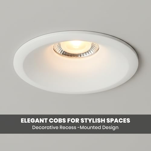Image of Havells Crysta Deco Cob 18W 4K White,Led-Spotlights,Energy Efficient,Long Life of 25000 Burning Hours,Beam Angle of 36,Metal Body Cob with Independent Driver,Natural Daylight (4000K) Pack of 10