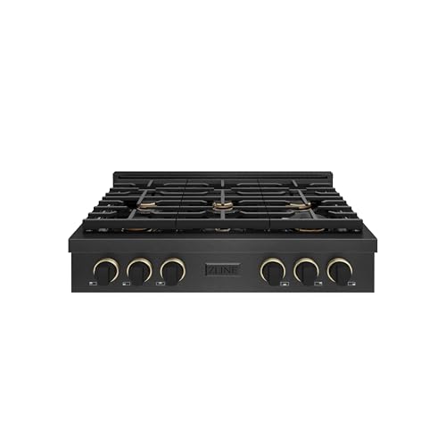 ZLINE Designer Collection 36 in. Paramount Gas Rangetop with 6