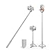 XIHAMA Selfie Stick Tripod with Fill Light - Stable Tripod Stand with Detachable Wireless Remote Compatible with iPhone 15 Pro Max/15 Plus/14/13, Samsung, LG, Google Smartphones (White+Light-1)
