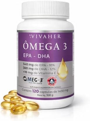 Omega 3 Epa - Dha + Vitamina E, 1400 Mg (120 Cápsulas) - Livre de...
