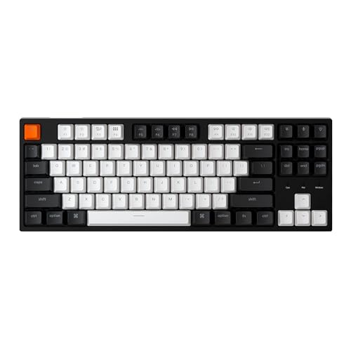 Keychron C1 ????????? ??????????????????? Gateron G Pro ????????/???????ABS??????/??????????/USB Type-C???? ?????? 87?? Mac Wind