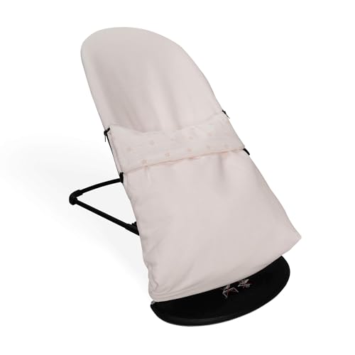 Funda + Saco para Hamaca BabyBjörn Balance Soft (SUSTITUYE tapicería Original), Hipoalergénica, Hipersuave, Transpirable. (Algodón Orgánico) (Candy Rosa)