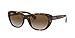 Ray-Ban Women's Rb4227 Square Sunglasses, Light Havana/Polarized Light Grey Gradient Brown, 55 mm