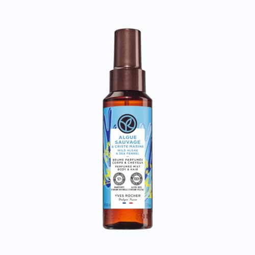 Yves Rocher - Bruma Perfumada Bain de Nature Alga Salvaje & Hinojo Marino - 96% de ingredientes de origen natural - 100ml