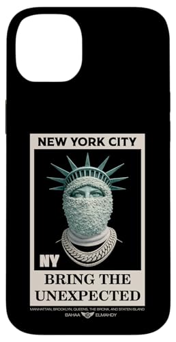 NYC Statue of Liberty With Fur Mask Bring the Unexpected �X�}�z�P�[�X iPhone 14 Plus �p