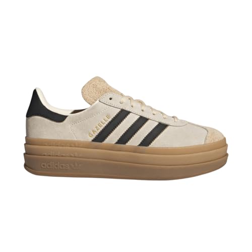 Image of adidas Gazelle Bold Womens Sneaker (Cream Black Gum, 7)