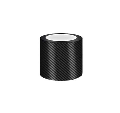 Autocollant fibre de carbone voiture : bande de protection de seuil et retroviseur 10cm x 5M