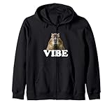 Photo Gallery vibe meme lover capybara felpa con cappuccio Photo Gallery vibe meme lover capybara felpa con cappuccio