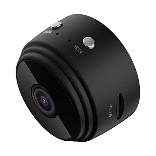 SHENGXINA Webcam Mini caméra WiFi App Moniteur Distant Sécurité à la Maison 108 0P IP Caméra Ivre Webcams de caméra sans Fil magnétique de Nuit Webcam...
