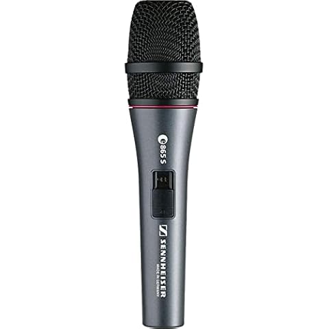 Sennheiser E 865S Dynamic Microphone with Switch Cover