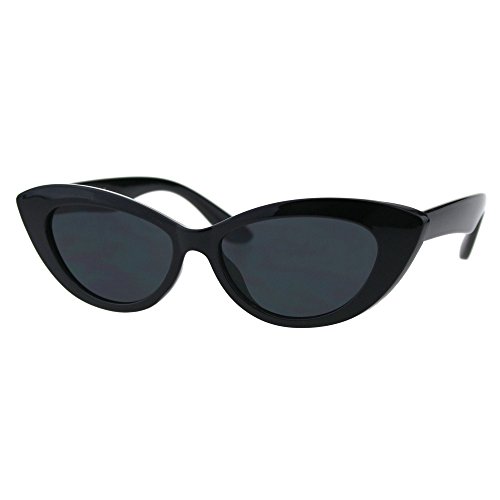 Womens Mod Plastic Cat Eye Retro Gothic Trendy Sunglasses