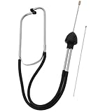 POPETPOP Kfz Stethoskop Motor Hörgerät Zylinder Stethoskop aus Edelstahl für Autowartung und Motorprüfung Tragbares Mechaniker Werkzeug für Pkw Lkw Motorrad und Baumaschinen