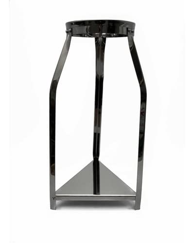Suporte Coador Café Mancebo Mariquinha Antigo Inox Médio