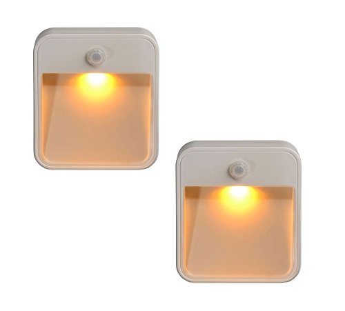 MrBeams LED ANYWHERE LIGHT AMBER MB720A SENSOR WHITE IP44 2ER-PACK