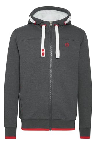 Veste à capuche avec fermeture éclair !Solid SDBenjaminZip en coton durable