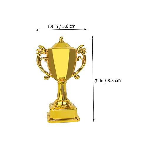 BESTOYARD 4 Pçs Brinquedos Mini Brinquedos Brinquedos Decoração De Decorações De Bolo Troféu De Beis