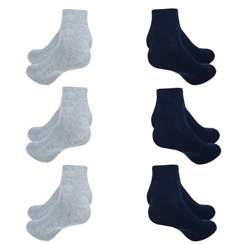 Image of Ankle Socks for Men|Sneaker Socks Breathable Socks for Loafers|Athletic Running Socks Gym Everyday Sock|6 Pairs