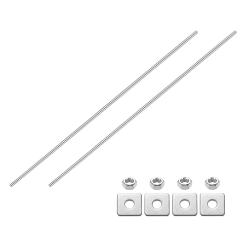 uxcell S˂bh 2 M10-1.5 Xbhsb` 500mm XeXX`[ Ep S˂X^bh ibgƃbV[t NvAnK[AU{gp