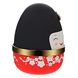 Figurine musicale rotative - en apparence de poupée de style japonais, parfaite pour décorer votre chambre, votre salon et votre bureau, ou n'importe quel bureau, boîte à musique rotative