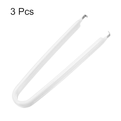 HARFINGTON 3Pcs IC Chip Extractor IC U Shape Puller Stainless Steel with Insulated Vinyl Grip Motherboard Circuit Board Component Puller Chip Extractor for PCB Removal Tool, White - Thumbnail 3