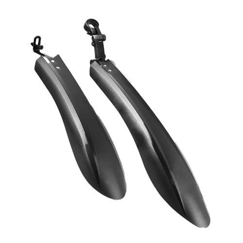Vaveren Mountain Bike Mudguard Set Front and Rear for 26 27.5 inch Bike Adjustable Stylish Mudflap Mud Guard