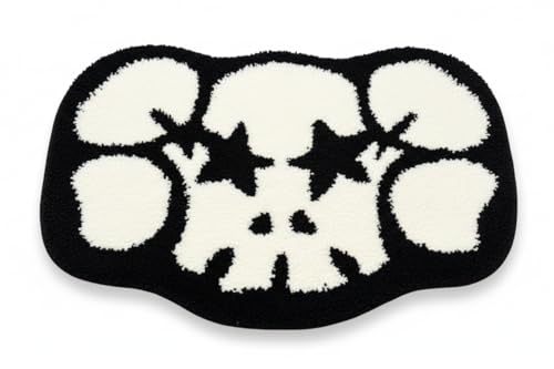 AAPIS Graphic Rug – Street Inspired Aesthetic Abstract Rug for Gaming Setup, Dorm & Bedroom – 28"x20" Soft Fluffy Non Slip Cozy Room Decor - Machine Washable Gamer Mat for Boys Cool Stuff