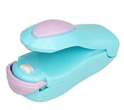 Portable Mini Heat Sealing Machine Battery Operated, Food Sealer Heat/Impulse Sealer Packing Plastic Bag Tool. (Multi Color)
