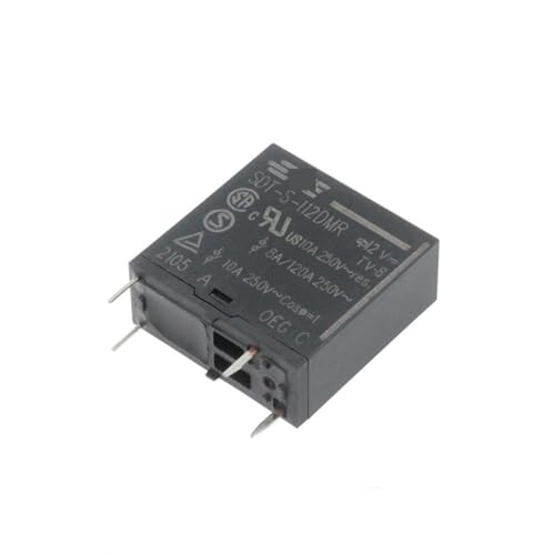 Relé SDT-S-112DMR con conmutación eficiente de 10A y alta sensibilidad de 4 pines