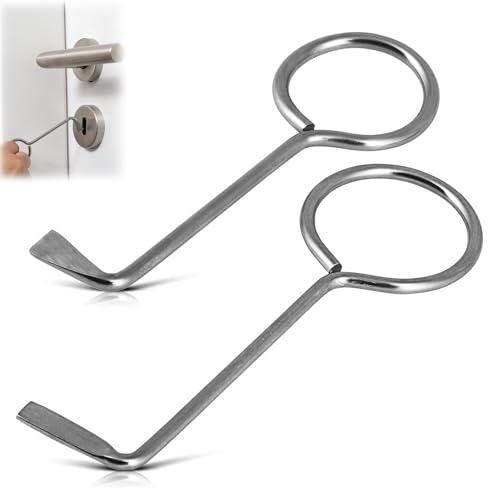 2 Stück Buntbartschlüssel,Dietrich,Buntbartschlüssel Universal,Zimmerschlüssel,Dietrich Schlüssel,Universalschlüssel Für Zimmertüren,Bartschlüssel Universal Für Bunt-Bart-Schloss Öffner