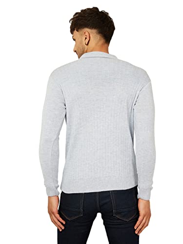 Image of Kvetoo Men High Neck Full Sleeve Winter Woolen Sweater