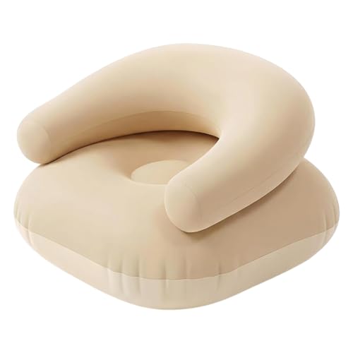 Sofá hinchable portátil para camping tumbona de aire ligera y resistente de exterior 8