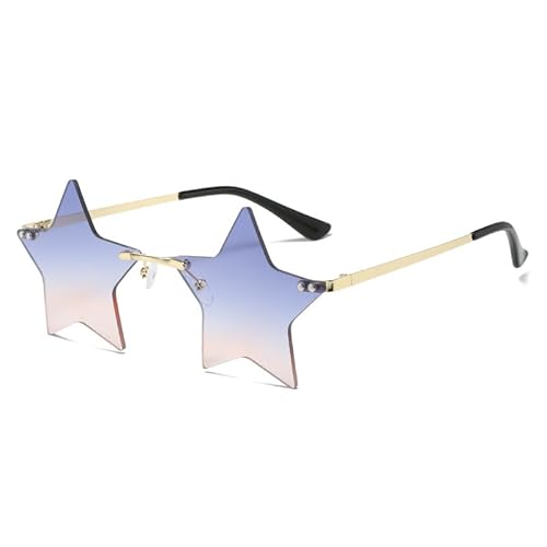 Occhiali Da Sole A Forma Di Stella Senza Montatura Occhiali Da Sole Alla Moda Occhiali Da Sole A Stella Occhiali Da Sole Pentagramma Occhiali Da Sole 