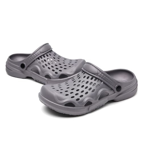 Image of SECHRITE Clogs for Men Garden Shoes Water Sandals Mens Mules and Clogs Shower Slippers Waterproof Summer Slides