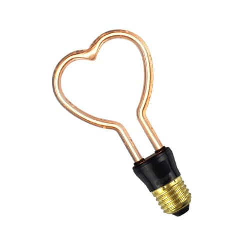 Homsfou 4215WYUE445K64DDC 1Pc Led Bulb Light Led Decor Light Heart Lights Ring Bulb Warm Retro Light Led Lightbulb Vintage Led Bulb Led Light Bulbs Filament Bulb Led Decorative Lights Antique Light Bulbs thumb #7