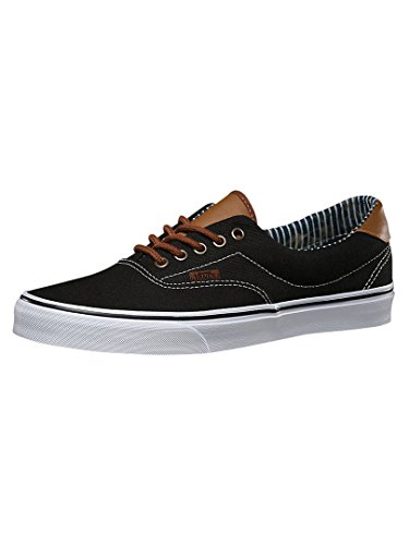 Vans Mens C&L Era 59 Black/Stripe Denim Sneaker - 11