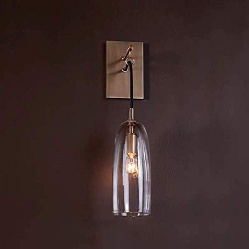 Lampe murale moderne en cuivre After All 10x42x15 cm pour decoration de chevet et salon