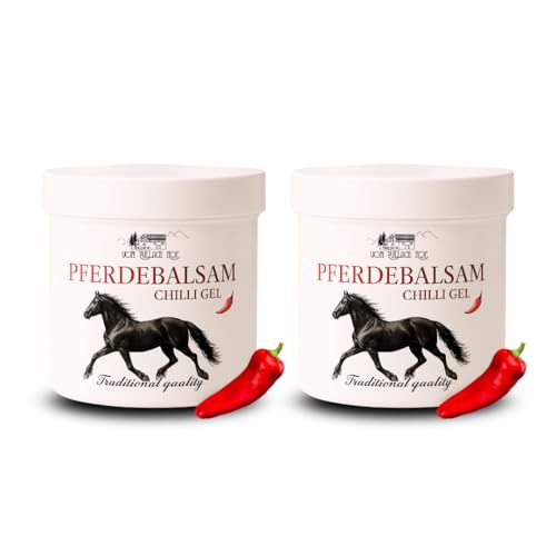Gel/Crema Masaje Fisioterapia con Efecto Calor | para Dolores Musculares y Articulaciones especial para el Dolor de Espalda | Balsamo de Caballo que actua como Crema Antiinflamatoria (2 Unds)