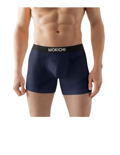 Image of Men's Ice Silk Boxer Briefs for Men Pack of 4 | Ultra Soft Breathable Stretch Trunks | Moisture Wicking Quick Dry Innerwear | Comfort Fit No Ride-Up Underwear Sports