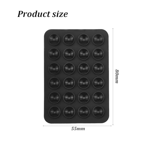 FuzlPnag 3 Stücke Multifunktion Silikon Handyhalterung, Silikon Saugnäpfe für Handy, Silikon Handy Saugnapf Halterung, Silikon Saugnapf Handyhülle, Anti-Rutsch-Handyhalter für Selfies und Videos