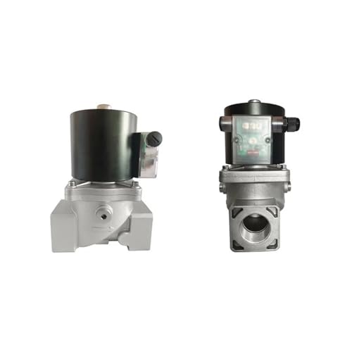 Électrovanne à gaz normalement fermée en alliage d'aluminium 12VDC 1/2"