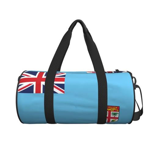 Fiji Flag Large Capacity Travel Bag - Durable Sports Duffel Bag for Hiking, Vacation, Fitness and Business2