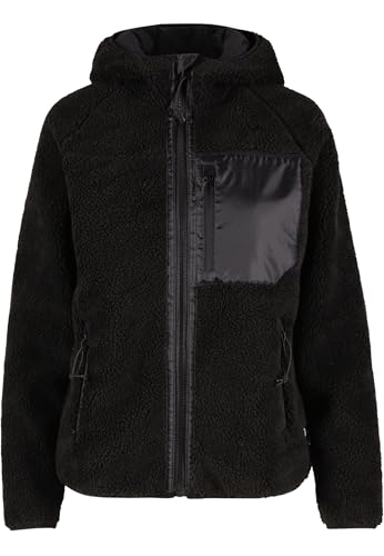 Brandit Women Teddyfl. Jacket Hood 15Y, Farbe: black, Größe: XL