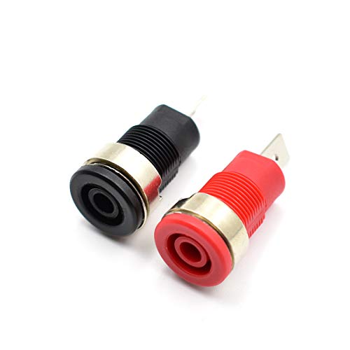 10 Piezas Jack Banana Hembra 4mm Panel Mount Rojo miniatura 3