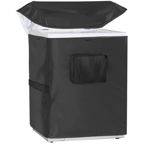 Funda impermeable para congelador profundo para exteriores, para congeladores de pecho, se adapta a 24 y 36 pulgadas, protector duradero para mini congeladores de pecho, congeladores verticales y